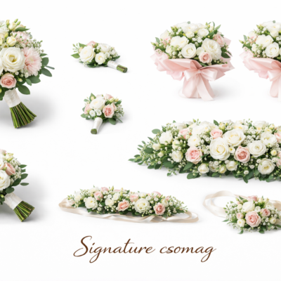 Bella Mia Signature – Esküvői dekoráció (közepes csomag)